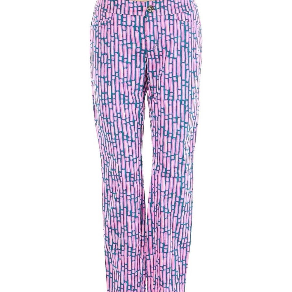Lilly Pulitzer Kelly Skinny Ankle Pant in Mandevilla Strip size 0 Like New